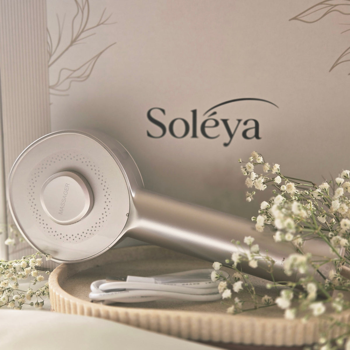Brosse LED Soléya Paris | Stimulation & Croissance